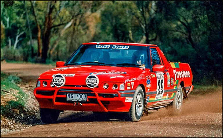 Ian and Val Swan, 1995 Ford Longreach.