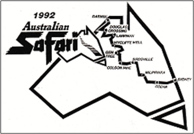 1992 Australian Safari logo